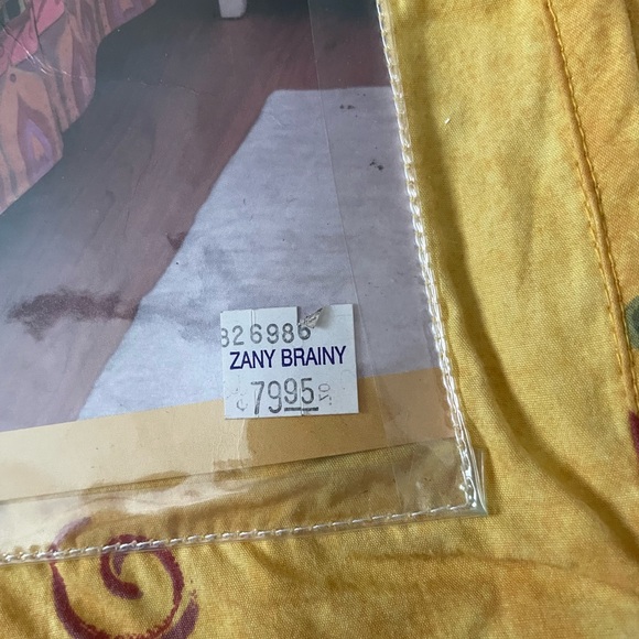 Marrakesh NEW Twin size Yellow and Red Bed Skirt 100% Cotton - Picture 4 of 7